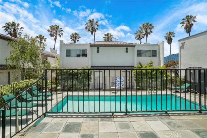 Private gated community pool