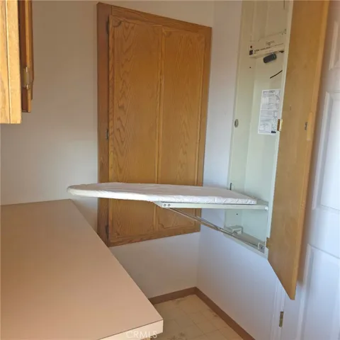 laundry room pull down iron