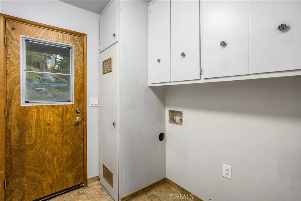 laundry room with access to your enclosed yard