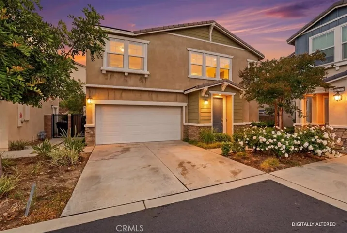 Front of Home at Twilight - “Digitally Altered Image”
