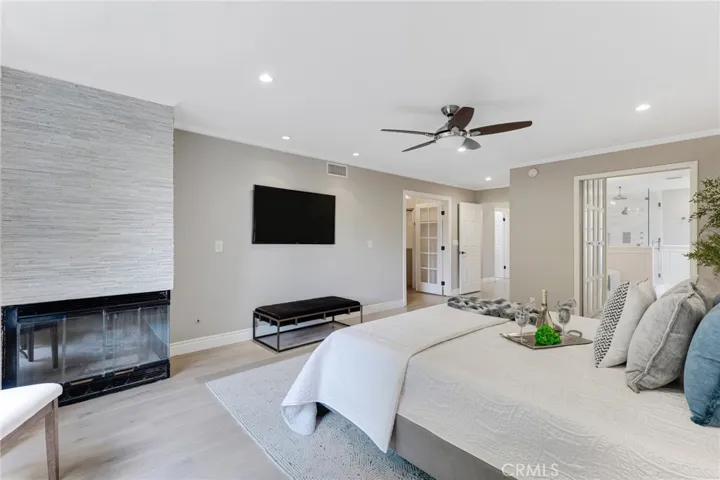 Primary Suite & Fireplace