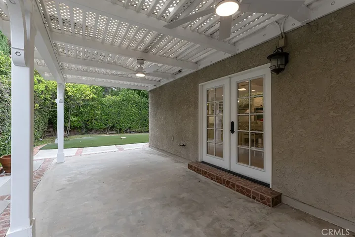 Side Patio Off Of Kitchen