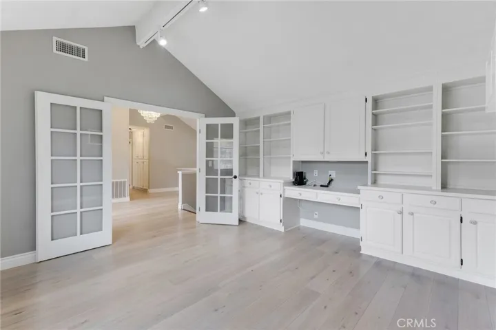 Office With Built In Desk, Shelving, Cabinets