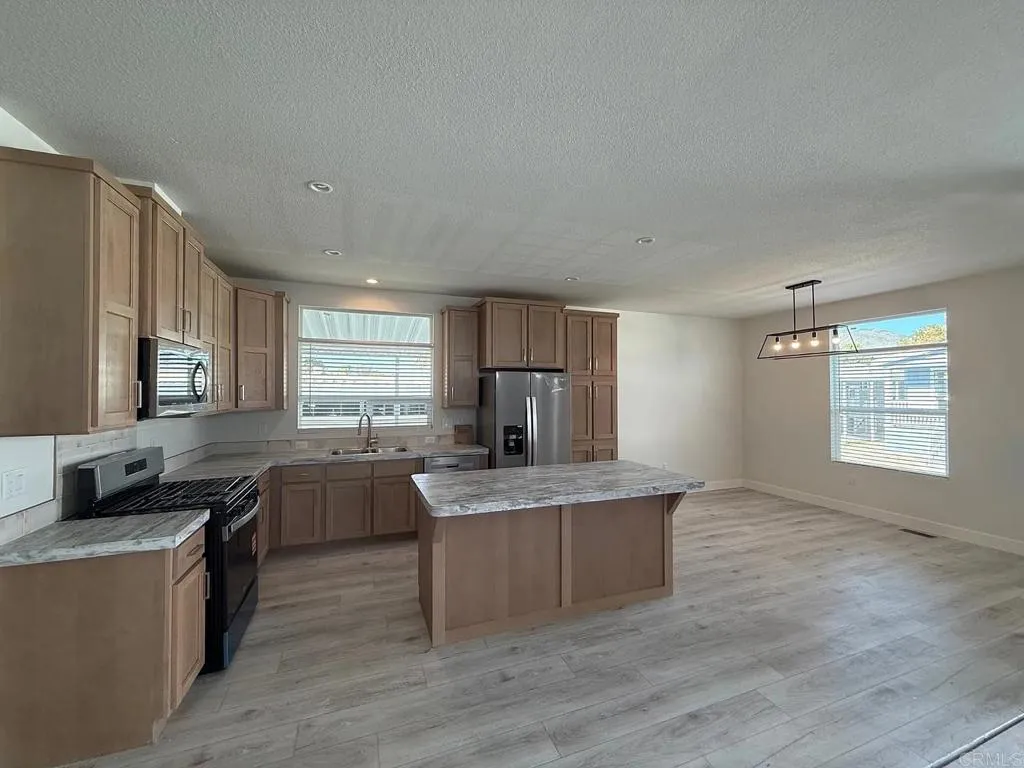 kitchen and dining