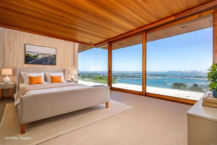 Primary Bedroom virtually staged