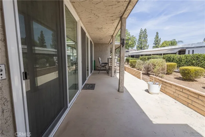 Covered patio