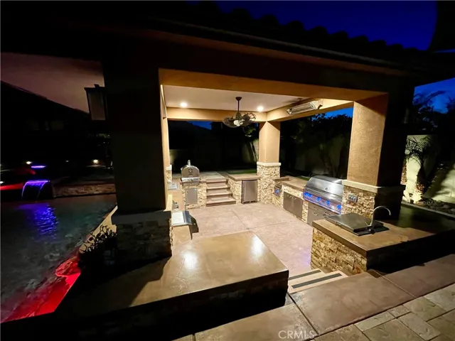 Incredible Heated BBQ Area