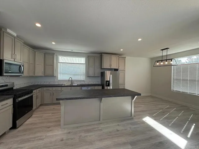 kitchen with island
