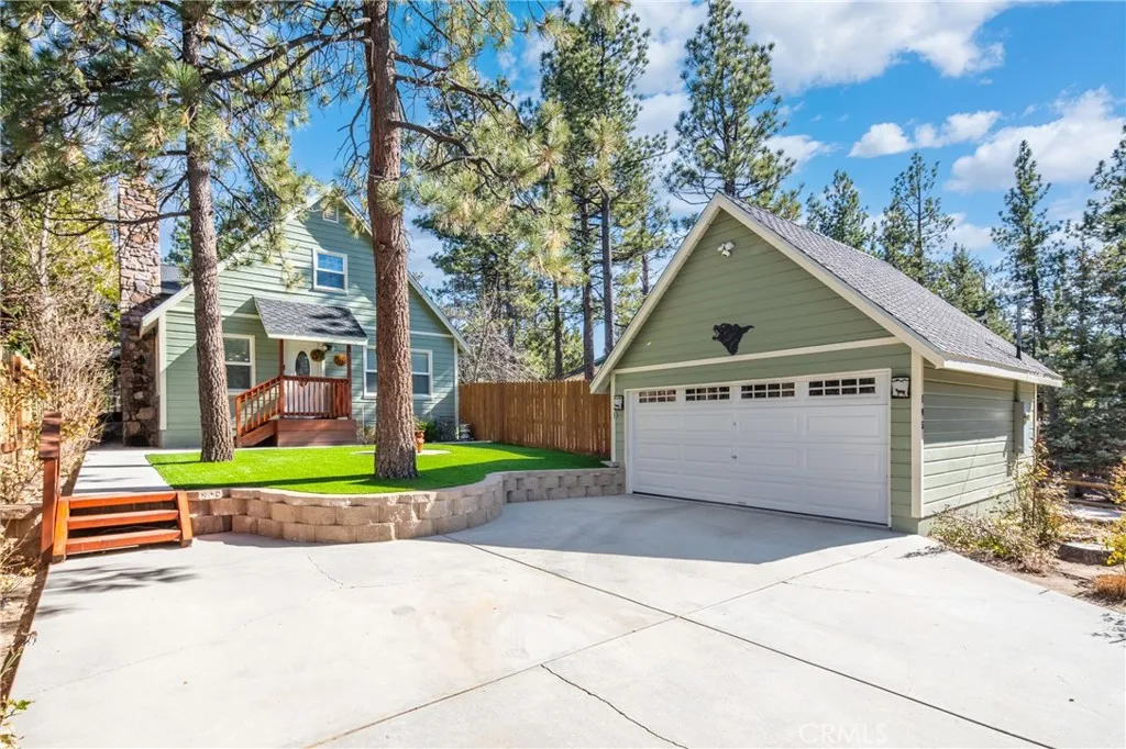 Drive way to garage
