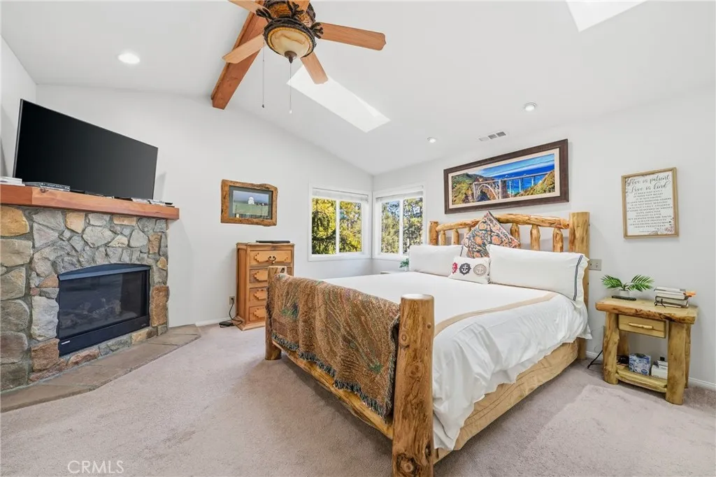 Master bedroom suite
