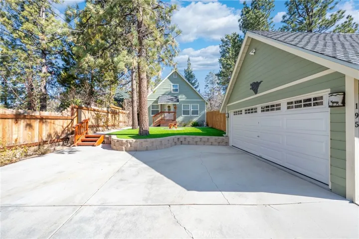 Drive way to garage