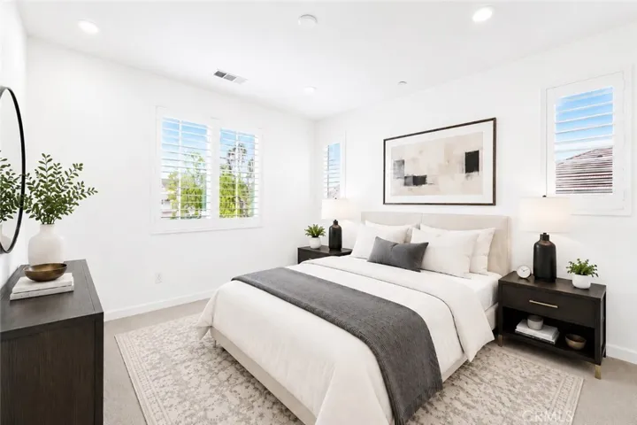 E-staging the Master bedroom