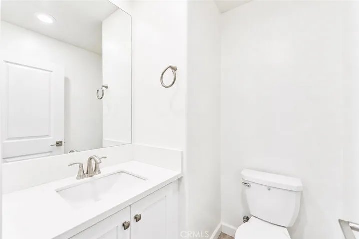 Original photo of 2nd level powder room