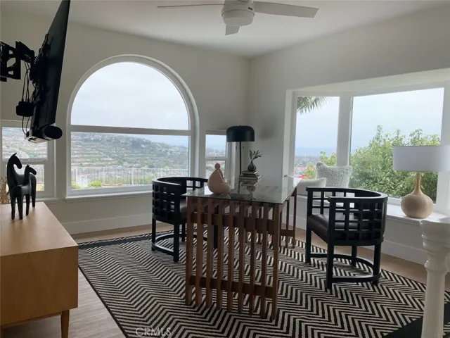 Separate stairway leads to this wonderful ocean view loft / office.