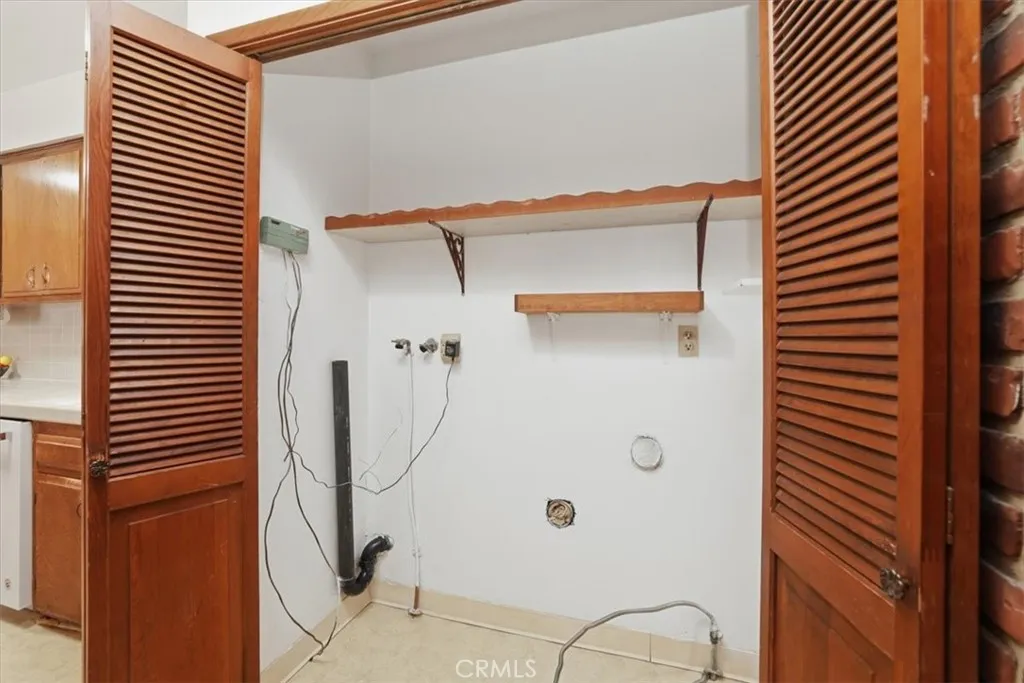 Laundry area