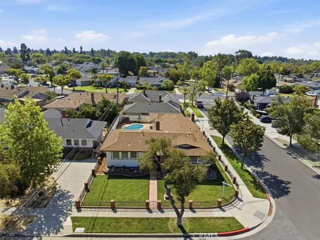 Aerial front view