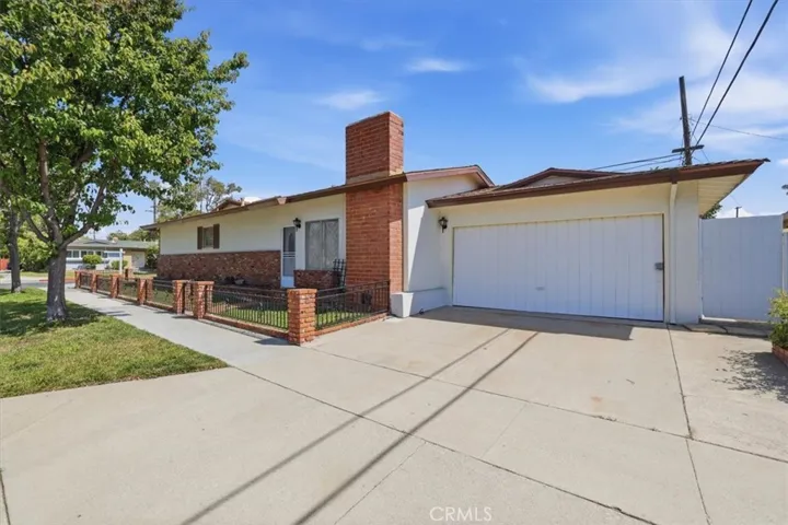 2 car attached garage