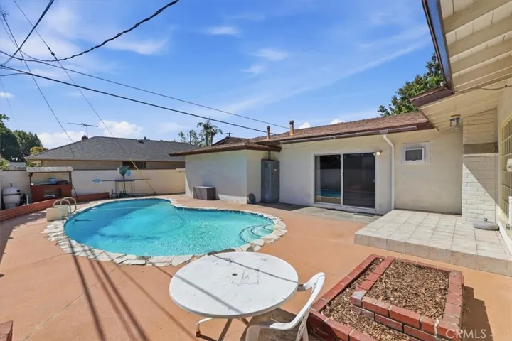 Pool and deck area