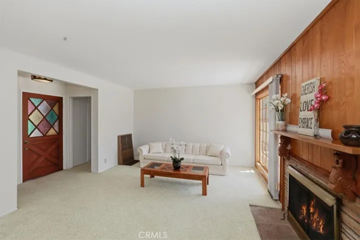Living room and entry
