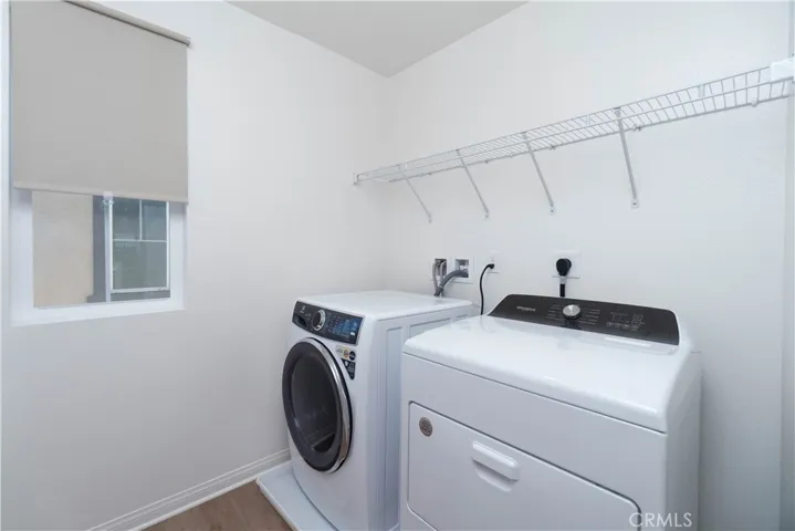 Upstairs laundry room
