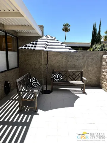 Private patio