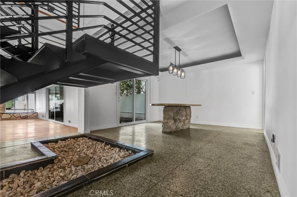 Built-in serving/dining table