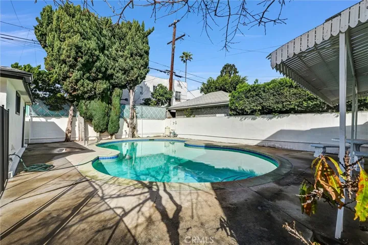 Pool and covered patio