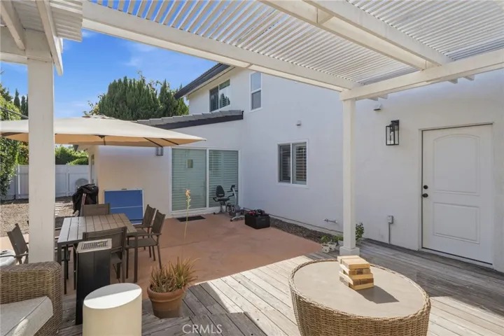 Nice back yard with cover patio ready for outdoor entertaining.