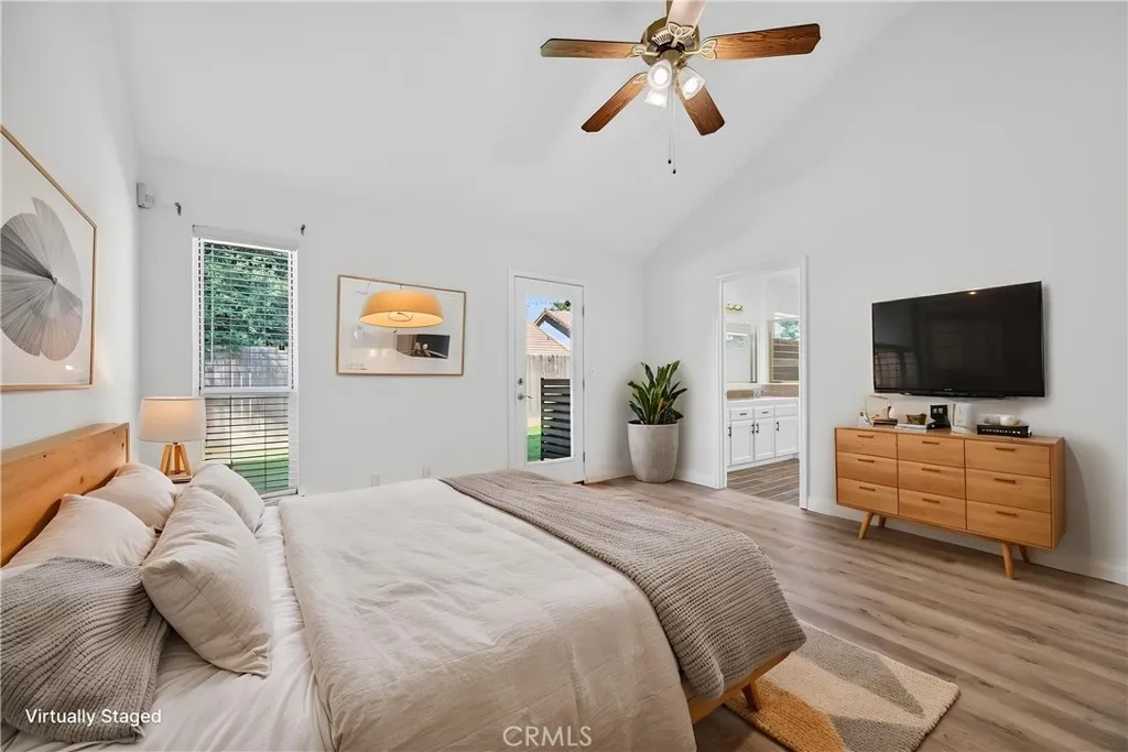 Master bedroom AI enhanced