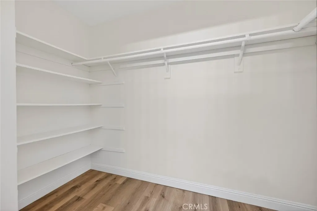 Master walk-in closet