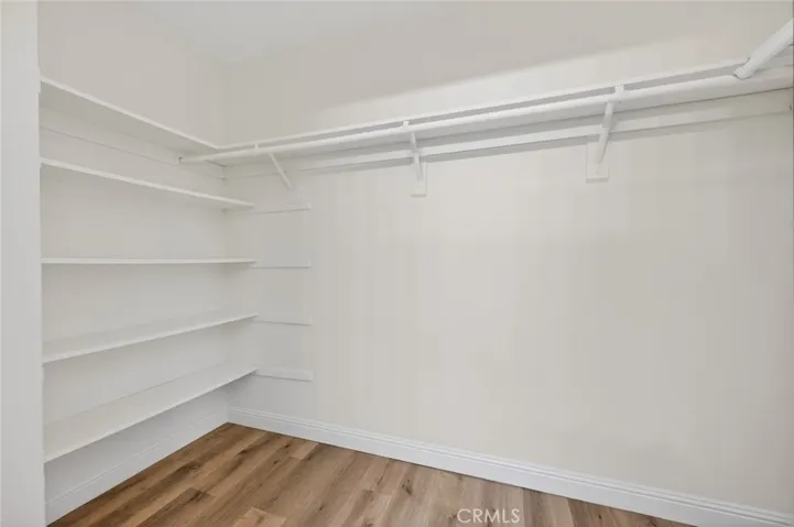 Master walk-in closet