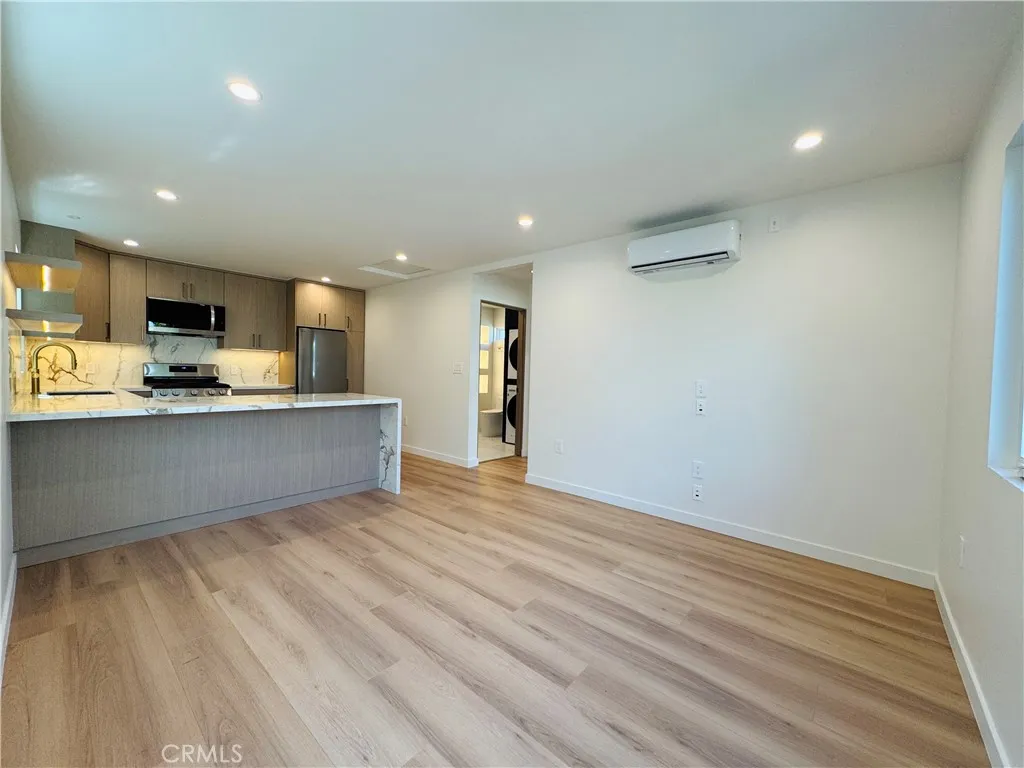Living room and kitchen from entrance