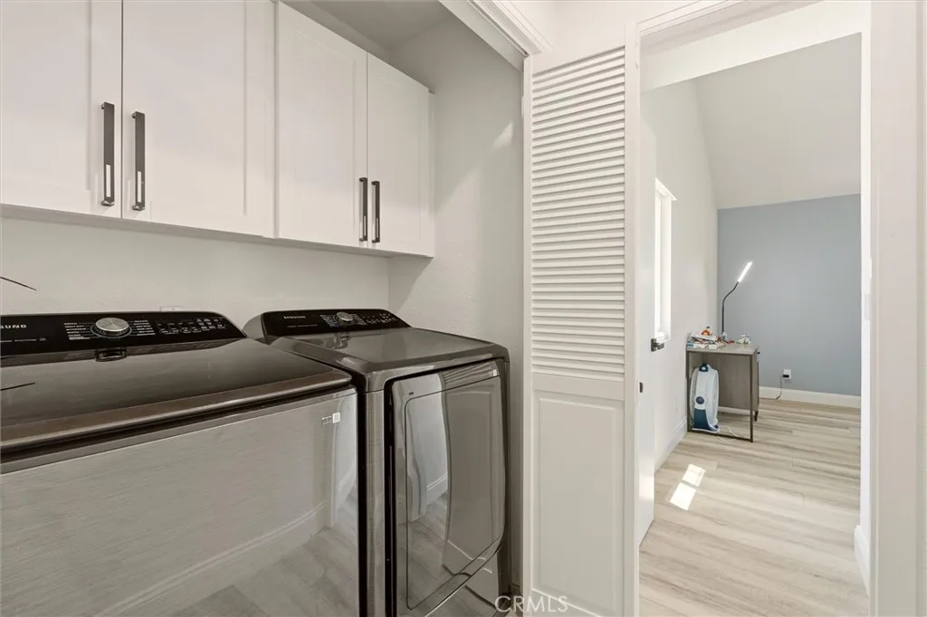 Washer and Dryer Upstairs