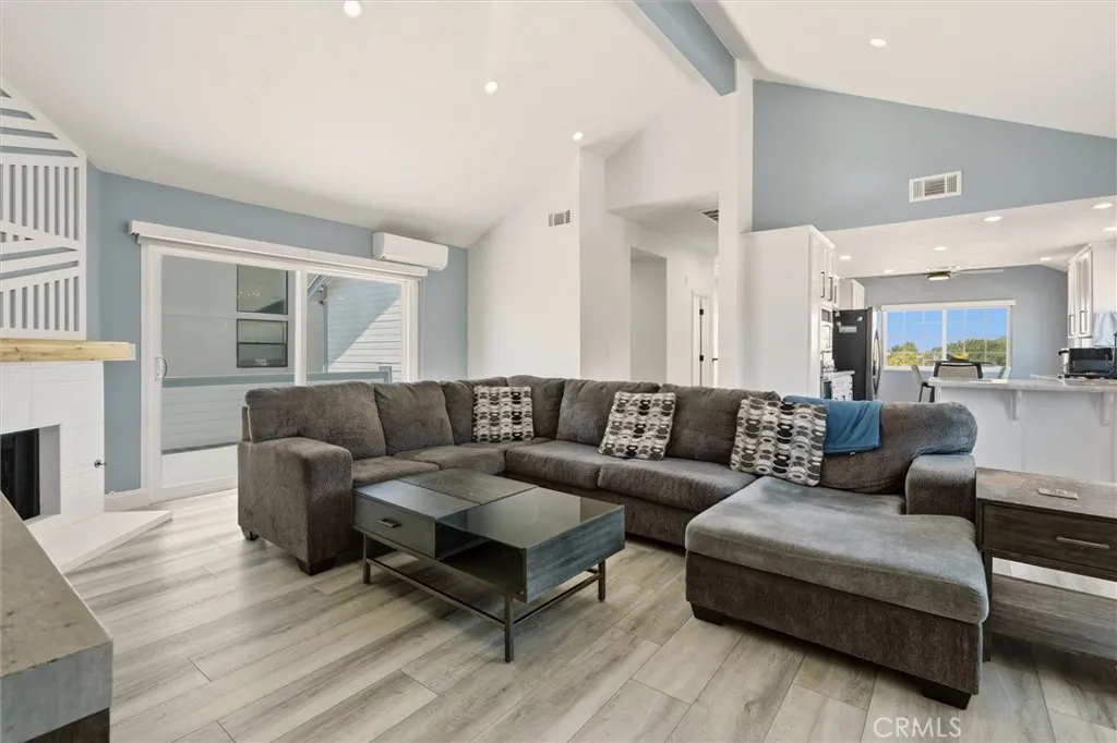Open Floor Plan with Kitchen in background