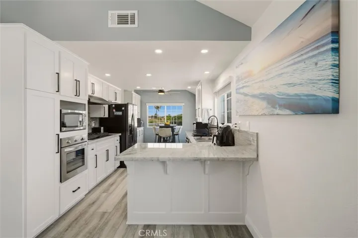 Remodeled Kitchen with quartz counter tops
