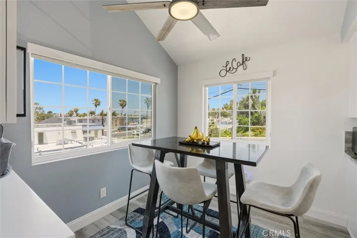 Versatile dining area