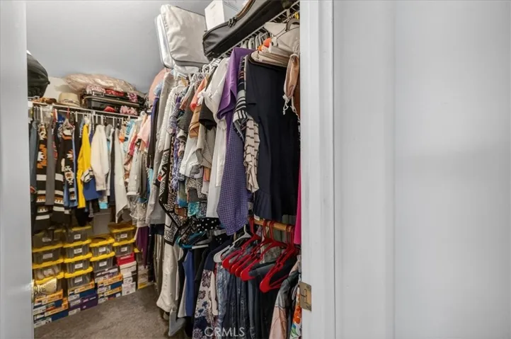 Primary walk in closet