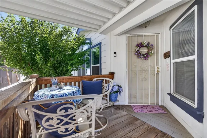 Cozy front porch