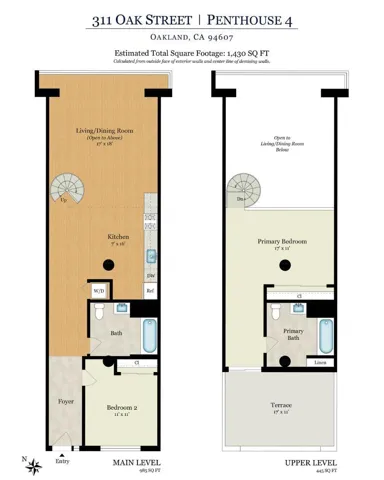 311 Oak Street Ph4, Oakland, California 94607