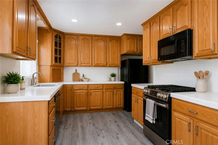Virtually Staged Kitchen View 2