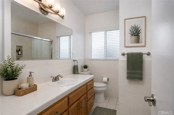 Virtually Staged Guest Bathroom