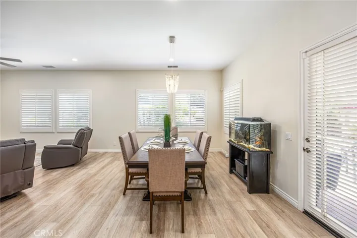 Dining area with seamless indoor-outdoor flow