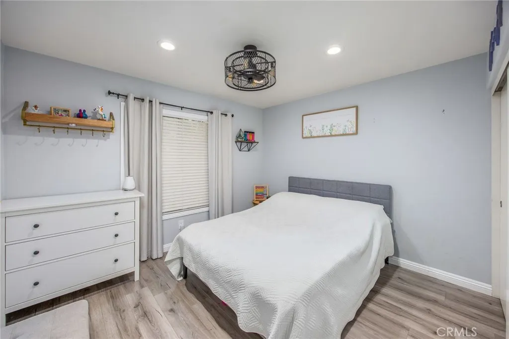 Spacious bedroom designed for comfort and versatility