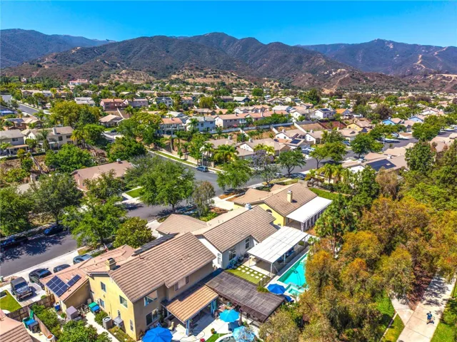 Scenic hillside views provide a beautiful backdrop to the neighborhood