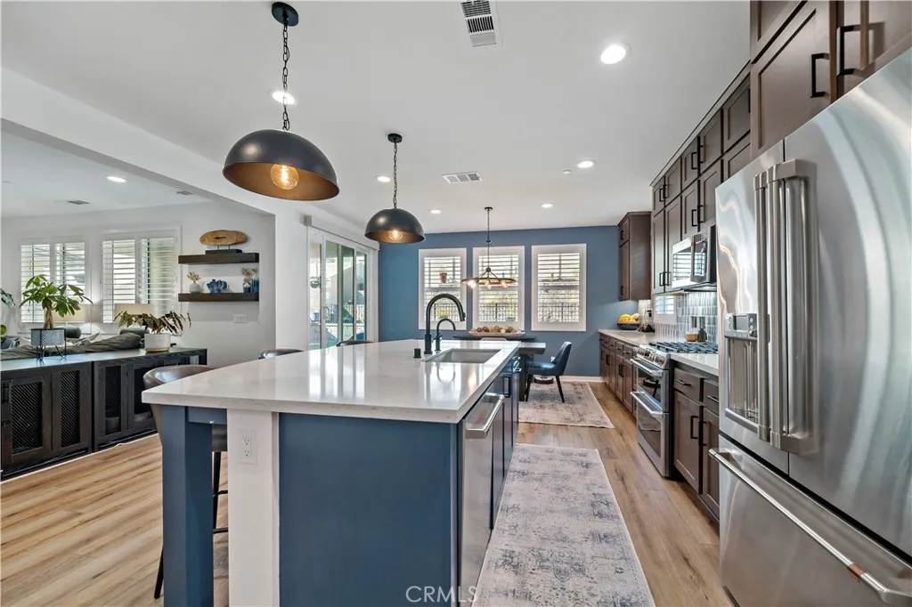 High end stainless appliances