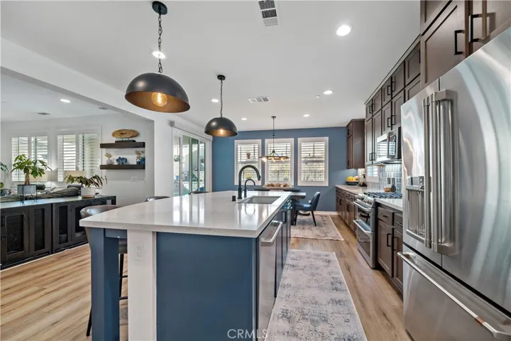 High end stainless appliances