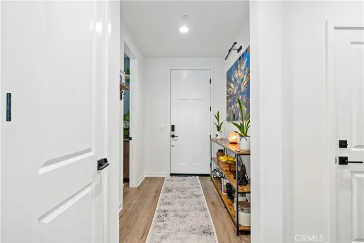 Entry with coat closet