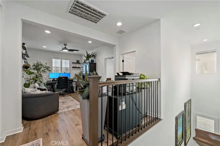 Loft with custom rails