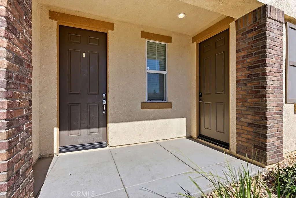 Front door and Door to potential ADU