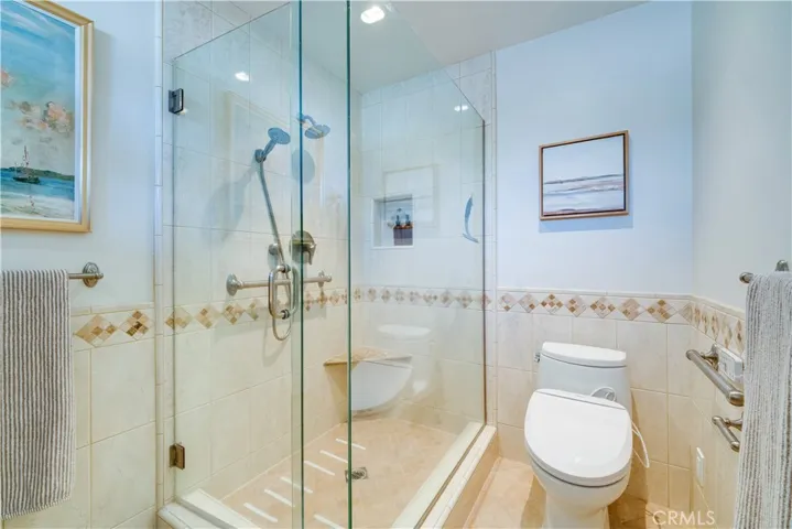 Primary bathroom.